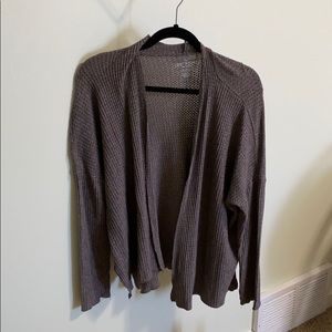 Brown cardigan